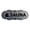 Brushed Silver, variant on Signs ByLITA Designer Sauna Sign (Red) - Large
