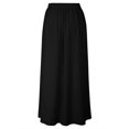 thumbnail image 2 of GZWYHT Maxi Skirt Fall Skirts Maxi Skirts for Women Reg & Plus Size Women's Long Skirts, Flowy Summer Skirt Aline Elastic High Waisted Trendy 2025 Long Skirt Flowy Skirt Womens Skirt Black Skirt XL, 2 of 7