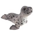 thumbnail image 4 of Plush Seal Toy Grey PP Cotton Full and Fluffy with Cozy Throw Pillow for Cat Playing, 4 of 4