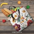 thumbnail image 6 of Single Shoulder Bag Convenience Bag 19.6×15.7×5.9in Light And Weight-Free Main Pocket Large Portable And Single Shoulder Back Flowers, 6 of 7