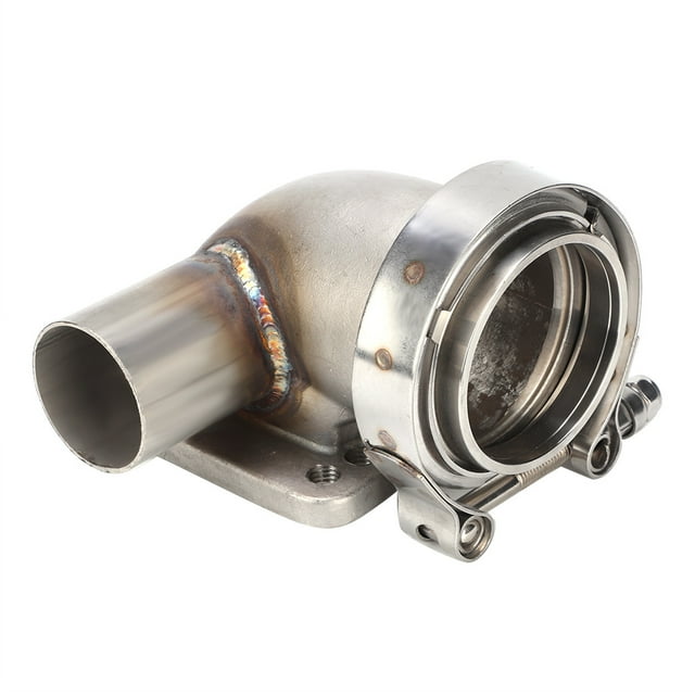 V Band Adapter,2.5inches V Band T3/T4 V Band Turbo Elbow Adapter Cutting-Edge Features