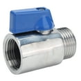 thumbnail image 2 of Mini Ball Valve, Compact Portable   High Strength Stainless Steel Mini Sanitary Female To Male Ball Valve  For Beer Homebrew Tap Head, 2 of 8