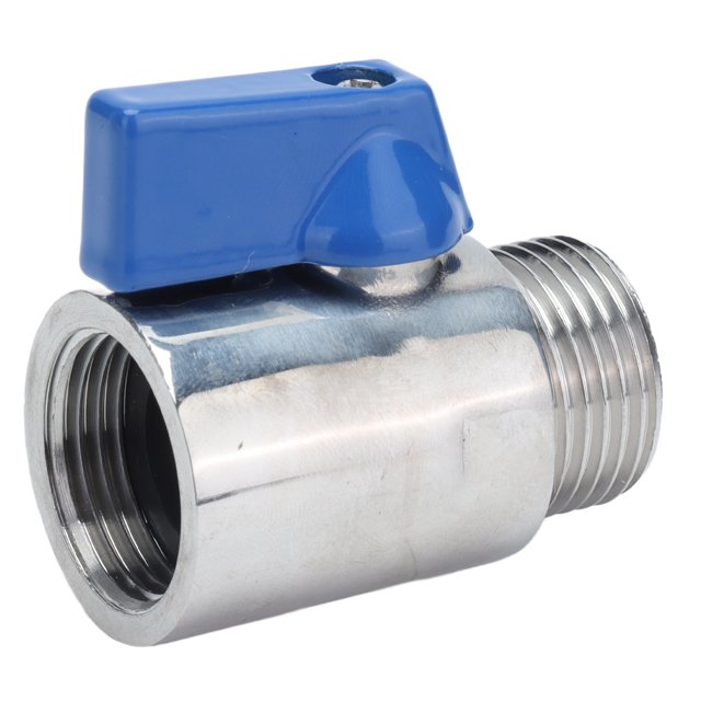 Dinheiro-Mini válvula de bola BSP PN63 de 5/8 pulgadas, Mini válvula de bola sanitaria hembra a macho de acero inoxidable 304 para grifo casero de cerveza