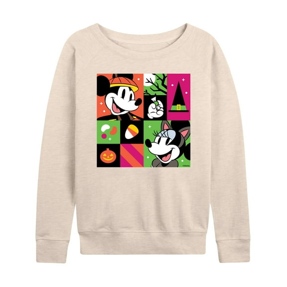 Mickey & Friends - Halloween Party - Women's Lightweight French Terry Long Sleeve Shirt