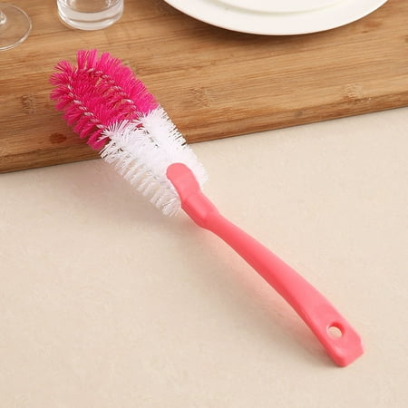 

Sponge Head Cleaning Brush Long Handle Hanging Soft Bottle Scrubber Cleaning Brush For Kitchen
