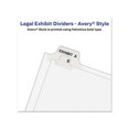 thumbnail image 6 of Preprinted Legal Exhibit Side Tab Index Dividers Avery Style, 25-Tab, 1 to 25, 11 x 8.5, White, 1 Set, 6 of 7