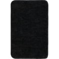 thumbnail image 2 of Rugs.com Bano Everyday Bath Mat Collection Rug – 1' 8 x 2' 7 Midnight Black Machine Washable Shag Bath Mat, Extra Soft and Absorbent, Non-Slip, Quick Dry, Perfect for Bathroom, 2 of 7