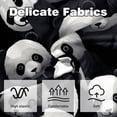 thumbnail image 3 of Panda Chair Pillow Covers Set of 2 Throw Pillow Decorative Pillows Velvet with Unique Patterns for Various Occasions - Available in 16x16, 18x18, and 20x20 Inches, 3 of 6