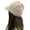 Khaki, variant on ICHUANYI Winter Visor Beanie Hat for Men and Women Brim Knit Hats Billed Skull Cap Thick Solid Color