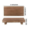 thumbnail image 4 of Small Wood Pallet Base Stand Farmhouse Bathroom Wooden Kitchen Soap Dish Holder Dressing Counter Desktop Ornament Easy To Use, 4 of 7