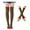 Green-Red, variant on Eosunjian Soft Skin-friendly Gloves Socks Womens Striped Gloves Socks Set Cozy Cotton Arm Warmers Leg Warmers Long Fingerless Gloves for Winter Christmas