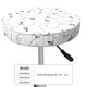 thumbnail image 4 of Balery Airplane Fundas de asiento para taburete de bar redondo de tela de terciopelo ajustables que protegen de arañazos y manchas para sillas de 14 a 17 pulgadas.-12 inch, 4 of 7
