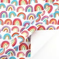 thumbnail image 4 of hengsof Christmas Wrapping paper-Red and White Paper with a metallic foil shine-Christmas Elements Collection-50x70cm, 4 of 6