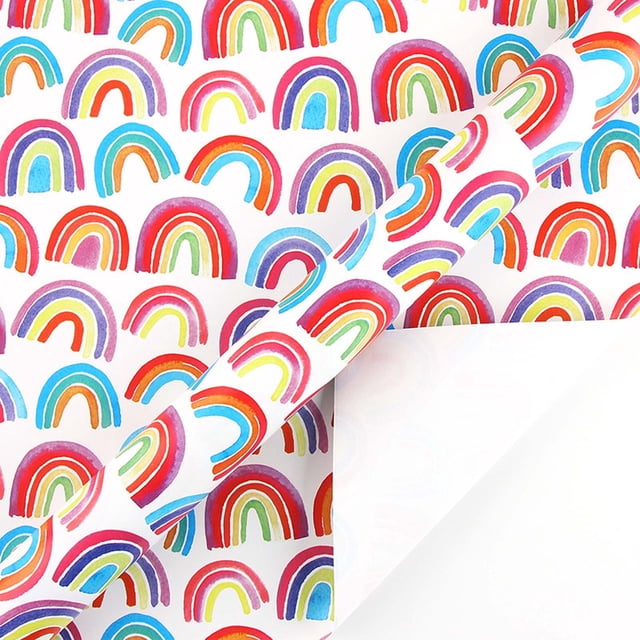 Sokhug Clearance Christmas Gift Paper Gift Paper Vintage Floral Paper Kraft Paper Wrapping Paper