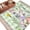 Brown Green, variant on Easter Round Area Rug 6Ft Washable Circle Rugs for Bathroom Office, Cute Bunny Eggs Flowers Plants Pink Checkered Non-Slip Carpet Floor Mats Indoor Outdoor Carpet Runner Aesthetic Home Decor
