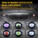 thumbnail image 5 of Led Dynamic Carflights 12-36V Demon Featlight Control remoto Control remoto Eyes del diablo Kit Accesorios automotrices, 5 of 9
