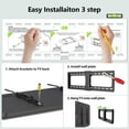 thumbnail image 6 of USX MOUNT Large Tilting TV Wall Mount for 37-90" TVs, Universal tv mount with Capacity 132 lbs up to 600x400mm VESA, 24" Wood Stud, 6 of 8