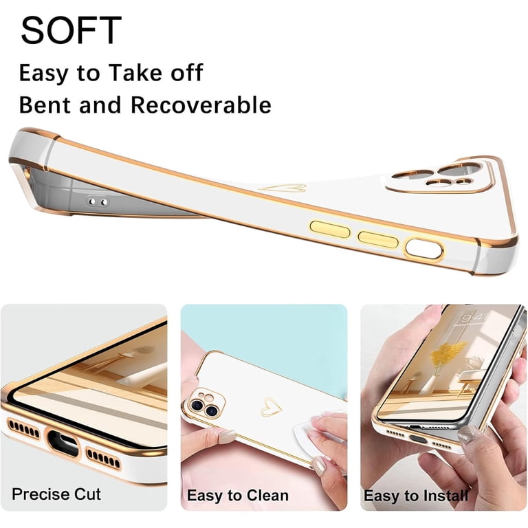 for iPhone 11 Case, Phone Case for iPhone 11 Luxury Cute Gold