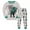 Z1 Green1, variant on REDARER Kids Pajama Set, Excavator Print 2 Piece Cotton Sleepwear, Long Sleeve Top Pants for Boys Girls,2-3 Years