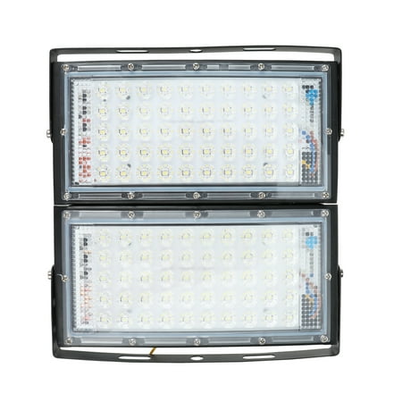 

Flood Light 100W Waterproof LED Flood Light for Outdoor Advertising Garden LED Floodlight Wall Washer Light Home (Black Shell Wh