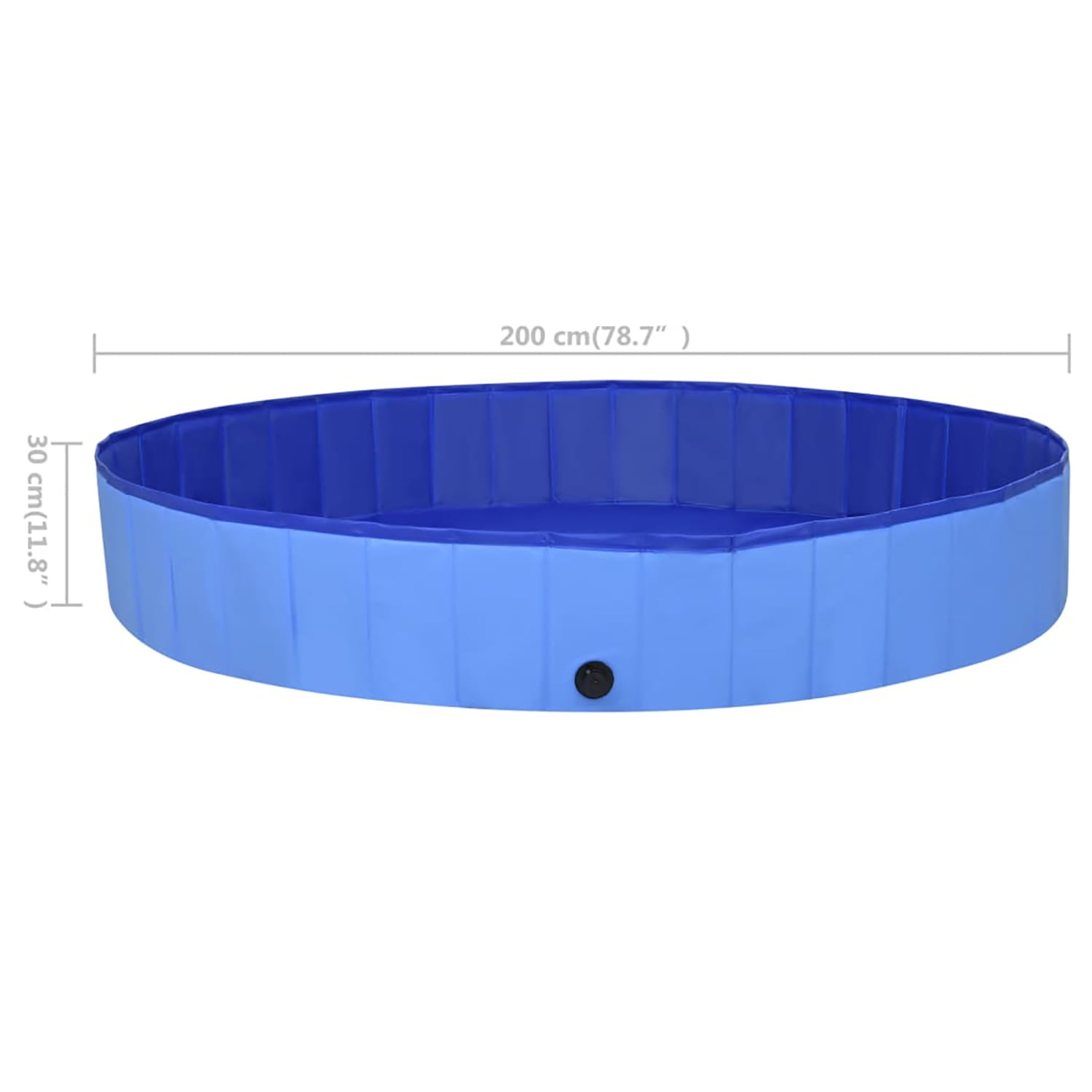 Pefilos 78.7"x11.8" Foldable Dog Swimming Pool for Large, Medium, Small Dogs, PVC Pet Pool for Outdoor Dog Bath Pool, Blue Pefilos 78.7"x11.8" Foldable Dog Swimming Pool for Large, Medium, Small Dogs, PVC Pet Pool for Outdoor Dog Bath Pool, Blue