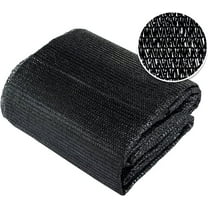 8x12ft 90% UV Black Outdoor Garden Canopy Shade Cloth Fabric Sunblock Anti-heat