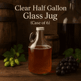 thumbnail image 5 of LD Carlson Clear Half Gallon Glass Jug (Case of 6), 5 of 5