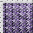 thumbnail image 3 of oneOone Cotton Jersey Purple Fabric Asian Japanese Flower Sewing Craft Projects Fabric Prints By Yard 58 Inch Wide, 3 of 4