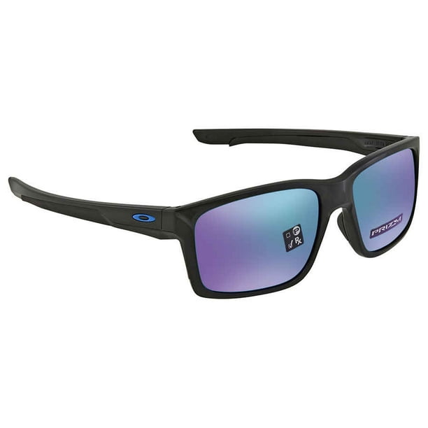 huella dactilar frente Poder oakley mens mainlink polarized sunglasses, polished black/prizm sapphire,  one size - Walmart.com