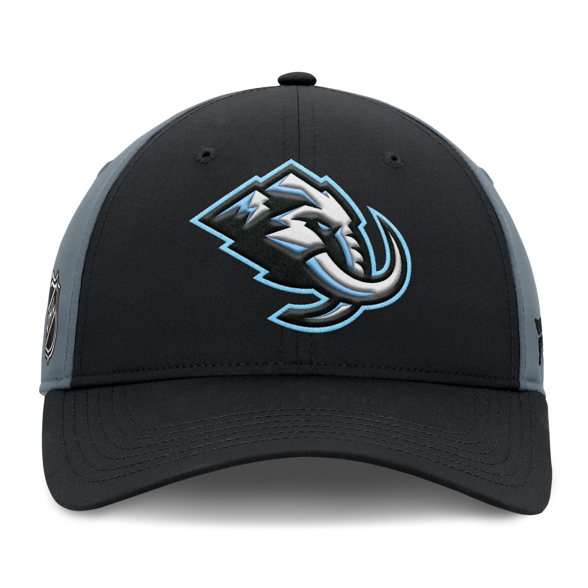 Men's Fanatics  Black/Charcoal Utah Mammoth Primary Logo Adjustable Hat