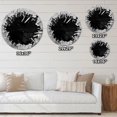 thumbnail image 4 of Designart Conception 3D abstraite de mur cassé horloge murale, 4 of 4