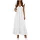 thumbnail image 1 of Vestido Casual Tops para las Mujeres Casual Cómodo sin Mangas Cuello en V Plegado Vestido Sólido, 1 of 6