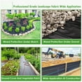 thumbnail image 7 of Weed Barrier Landscape Fabric Heavy Duty, Premium Garden Weed Blocker Fabric for Weed Control, Plastic Ground Cover with Woven Weed Cloth,Durable Landscaping Fabric, 7 of 7