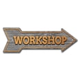 thumbnail image 1 of SignMission P-ARROW10-999542 10 x 30 in. Large Atelier Flèche Signe, 1 of 4