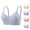 02# Light Blue, variant on Wireless Bras for Women Push Up Padded No Underwire Full Coverage with Support Comfortable Womens Bra Watermelon Red 34