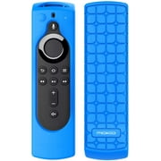 Silicone Remote Case Fits with Fire TV Stick Lite 2020, Fire TV Stick 4K, Fire TV Cube, Fire TV (3rd Gen) with 5.6" Alexa Voice Remote (2nd Gen), Shockproof Protective Cover Blue