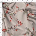 thumbnail image 3 of Soimoi Gray Fabric - By the Yard - 56 Inch Wide - Leaves & Flower Floral Print Fabric - Nature - inspired and Graceful Designs for Fashion and Home Printed Fabric, 3 of 6