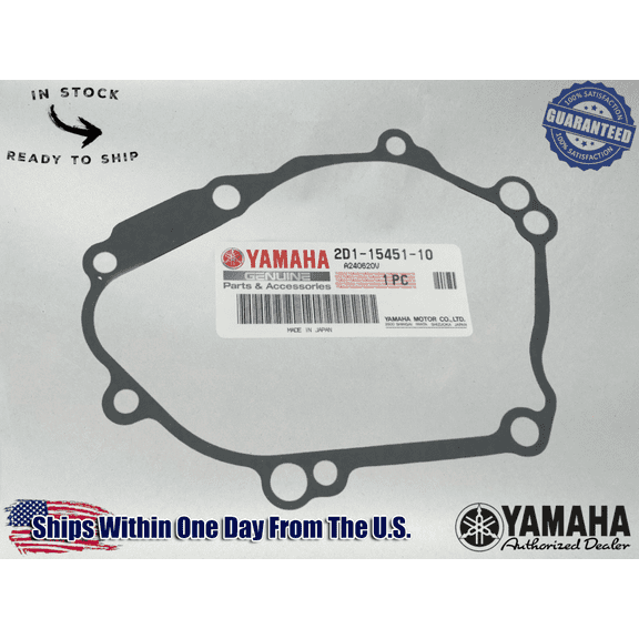 Yamaha OEM 04-08 R1, 06-15 MAGNETO ENGINE COVER GASKET 2D1-15451-10-00 1