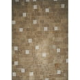 thumbnail image 1 of Ahgly Company Indoor Rectangle Patterned Camel Brown Novelty Area Rugs, 2' x 4', 1 of 6