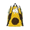 thumbnail image 3 of Balery Sunflowers Vintage Canvas Backpack for Men and Women - Large Capacity, Durable Travel Laptop Bag for School, Work, Hiking, and Outdoor Activities, 3 of 7
