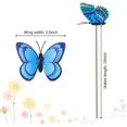 thumbnail image 2 of 75 estacas decorativas de mariposas impermeables 3D para jardín, para decoración navideña de interiores y exteriores., 2 of 5