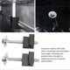 thumbnail image 4 of 4PCS Tool Box Tie Down Tether J Hooks Aluminium Alloy Black Universal for Pickup Truck, 4 of 5