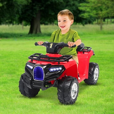 Costway 6V Ride On ATV Multifunction Electric Toy Car W/Music USB Port