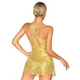 thumbnail image 3 of Alvivi Latin Dance Leotards for Women Sequin Leotard Jazz Dance Costumes Ballroom Dancing Outfits Gold S, 3 of 7