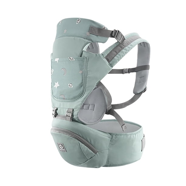 Banco de la cincha Portabebés ergonómico con asiento de cadera desmontable Portabebés multifuncional Arnés para bebés recién nacidos a niños pequeños para llevar bebés
