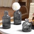 thumbnail image 3 of Set de jarrones QLOFEI con forma de capullo de cristal negro, 20 unidades, estilo vintage, 3 of 6