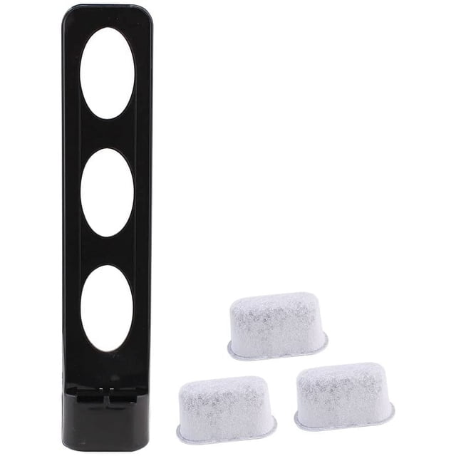Replacement Parts Water Filter Holder with 3 Pack Charcoal Water Filters,Compatible with cuisinart Coffee Maker (black)