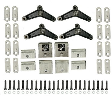 Southwest Wheel Greaseable Tandem Trailer Axle Shackle Kit For Double Eye Spring