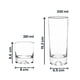 thumbnail image 4 of Vaso Malaga HB y OF de Vidrio 12 Piezas, 4 of 4