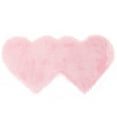 thumbnail image 1 of Unique Bargains Wool Imitation Sheepskin Rugs Faux Fur Double Heart Shaped Area Rug for Bedrooms Living Room Mats, 1 of 9